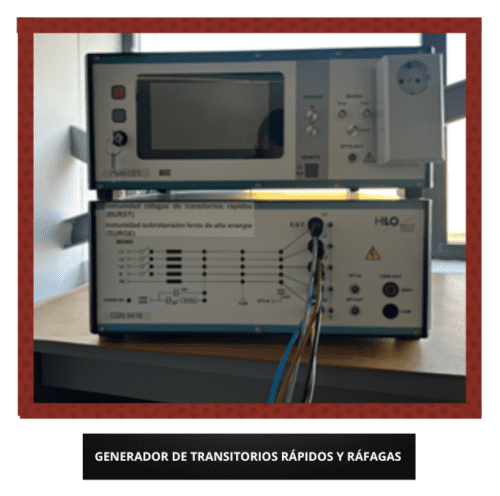 Generador de transitorios rápidos y ráfagas para realizar las pruebas CEM y contar en SVE Corp. con el marcado CE