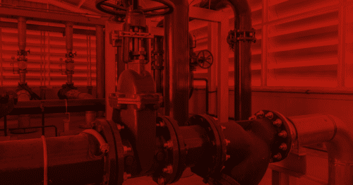 Instalación hidráulica con grupo motobomba en sistema de rociadores