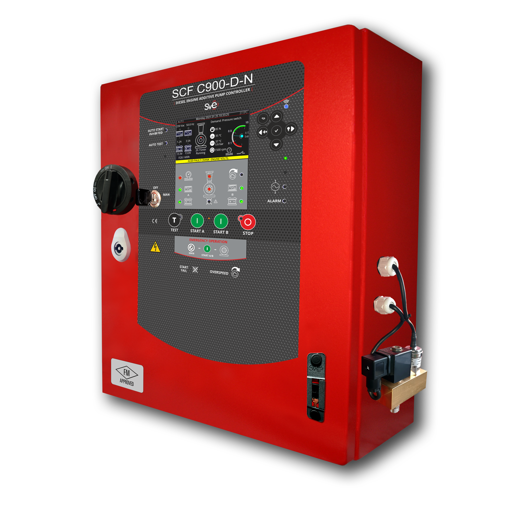 SCF C900-D-NF NFPA 20- FM 1321/1321 <br/> Diesel Fire Pump Control